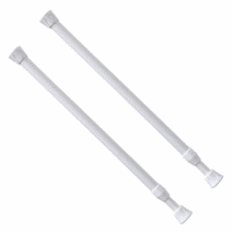 썬데코 13 mm 다용도 압축봉 2개, 화이트