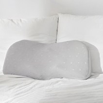 발란스코드 기능성 메모리폼 목편한 실프 베개 04, 인견 그레이