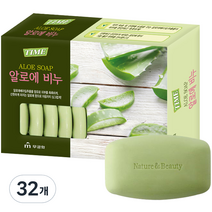 무궁화 타임 알로에비누, 90g, 32개