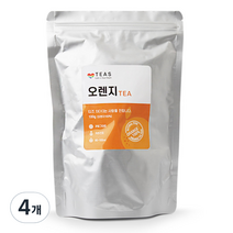 티즈 건조 오렌지차, 4개, 100g