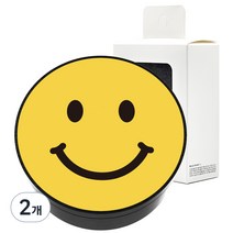 벨르아망 베이직 스마일 차량용 방향제, 2개, 베이직 플라윗
