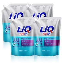 리큐 진한겔 하이브리드 액상세제 일반용 리필, 8.4L, 2개