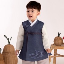 예가한복 남아용 2093 청아마루 한복 상하의 세트