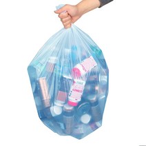 탐사 분리수거 쓰레기용 비닐봉투(청색) 100매, 1팩, 80L