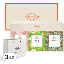 라돌체비타 프리미엄 허브차 3종 선물세트 + 쇼핑백, 히비스커스+페퍼민트+레몬밤, 3세트