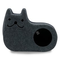 딩동펫 고양이 숨숨집 쿠션하우스 식빵냥이, 다크그레이