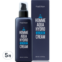 퓨어덤 옴므 아쿠아 하이드로 올인원 크림, 200ml, 5개