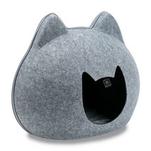 딩동펫 고양이 숨숨집 쿠션하우스 냥이형, 그레이