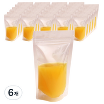 봄91 투명 안심조그 지퍼팩 소, 소(S), 30매입, 6개