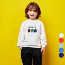어몽어스 아동용 컬러 맨투맨