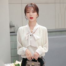 포플러앤씨 리첼 리본 블라우스