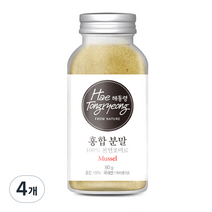 해통령 천연 홍합 분말, 80g, 4개