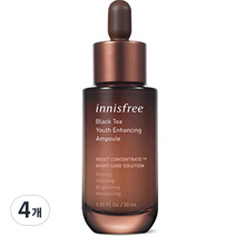 이니스프리 블랙티 유스 앰플, 30ml, 4개