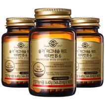 솔가 마그네슘 위드 비타민 B6, 100정, 3개