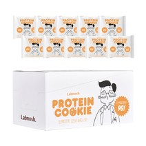 랩노쉬 단백쿠키 피넛버터맛 40g 10개입, 1세트