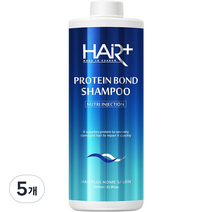 헤어플러스 단백질 본드 극손상모 약산성 샴푸, 1000ml, 5개