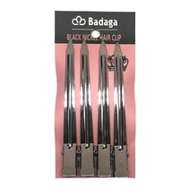 바다가 메탈 헤어핀셋, 4개, 블랙