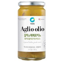 청정원 알리오올리오 파스타소스 갈릭&페페로치노, 2개, 360g