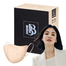 비앙브리제 프리미엄 방역용 마스크 대형 KF94, 내츄럴 베이지, 1개, 25개입