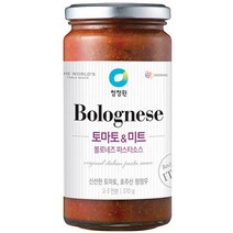 청정원 볼로네즈 파스타소스 토마토&미트, 370g, 6개