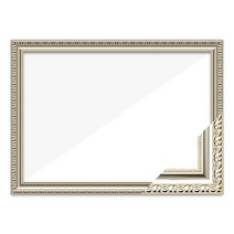 퍼즐사랑 고급형 보석십자수 수지액자 45 x 60 cm, 실버