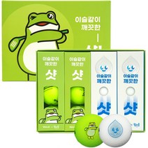 볼빅 참이슬 비비드 무광 골프공 3피스 2종 x 6p 세트, 그린, 화이트, 1세트