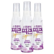 피죤 스프레이 섬유탈취제 미스틱레인향, 80ml, 3개, 미스틱레인