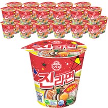 오뚜기 진라면 매운맛 컵 65g, 24개