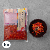 오늘의 밥상 양념무말랭이, 1kg, 6팩