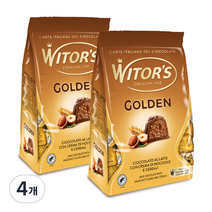 위토스 골든 초콜릿, 250g, 4개