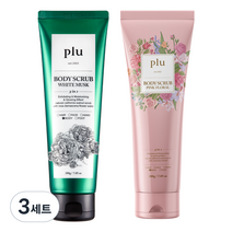 플루 오리지널 바디스크럽 화이트머스크 200g + 핑크플로럴 200g, 3세트