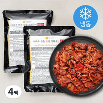 더대복 한돈 숯불 직화구이 매운맛 (냉동), 4팩, 200g
