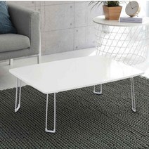 아이캔컴퍼니 유러피안 LPM 라운드 접이식테이블 대, 화이트