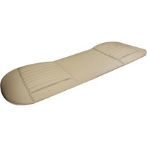 오토크루 프리미엄 가죽 시트 커버 뒷좌석 보호매트 AC-M5, 베이지, 1개
