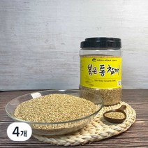 엉클탁 통에담은 볶은 통 참깨, 1kg, 4개