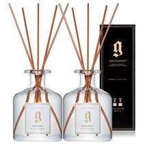 GIOVANNY 더블에디션 차량용 디퓨저 250ml x 2p + 쇼핑백, 가든파티, 1세트