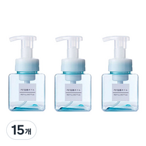 더자카 파스텔 컬러 버블 공병 250ml, 블루, 15개