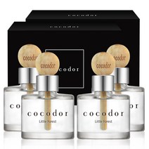코코도르 우드볼 차량용디퓨저 50ml 2개입, 리틀 포레스트, 2세트