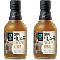 청정원 쉐프의 치킨스톡, 340g, 2개