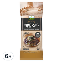 칠갑농산 메밀소바 4인분, 6개, 568g