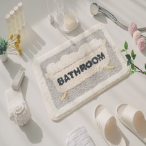 솔브리빙 보송보송 파스텔 논슬립 욕실 화장실 발매트 물흡수, BATHROOM