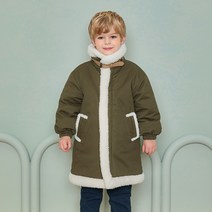 마리앤모리 아동용 레디하이넥롱패딩점퍼 리버시블