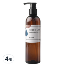 아로마랩 쿨링민트 바디 마사지 오일, 250ml, 4개