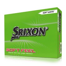 스릭슨 신형 소프트필 골프공 2피스 12p, 1개, 유광화이트