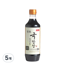 신앙촌 양조 깔끔한 국간장, 860ml, 5개