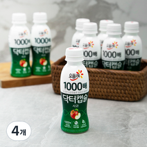 요플레 1000배 닥터캡슐 사과 요구르트, 1.04L, 4개