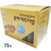 행복담기 훈제 메추리알, 75개, 15g
