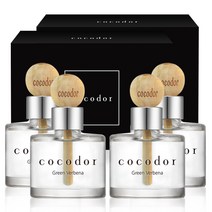 코코도르 우드볼 차량용디퓨저 50ml 2개입, 그린버베너, 2세트