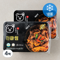 돈마씸 제주흑돼지 주물럭 매운맛 (냉동), 4팩, 250g