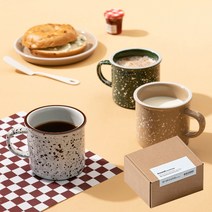 쓰임 어라운드 머그컵 320ml, 2개, 샌드베이지